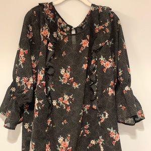 Torrid 3/4 sleeve blouse (torrid size 3)